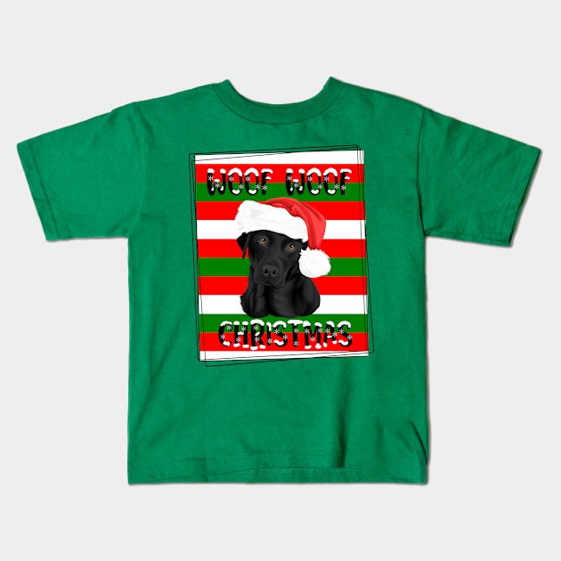 Merry Christmas - Funny Christmas With Dogs Kids T-Shirt by AS Shirts